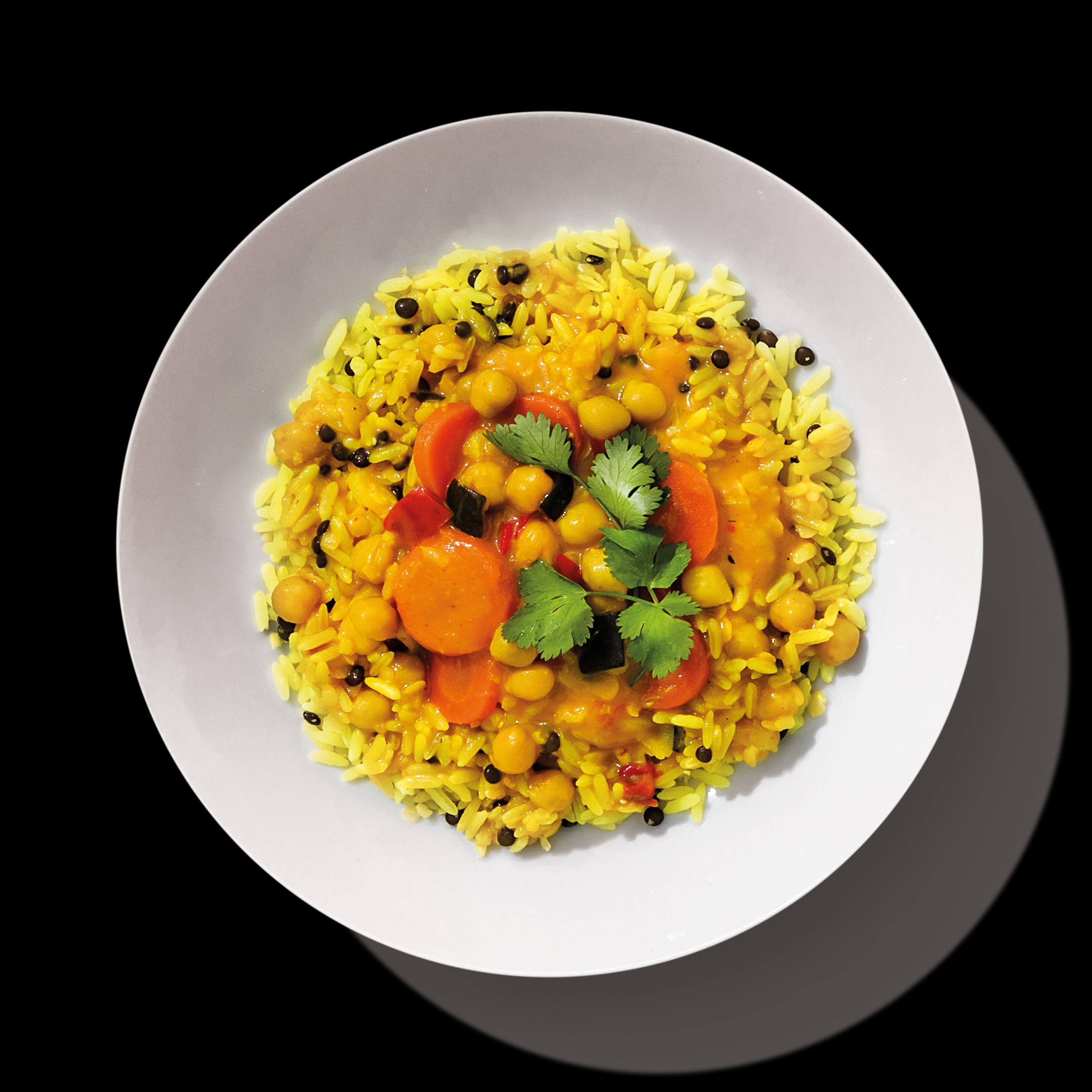 Gelbes Linsen-Curry